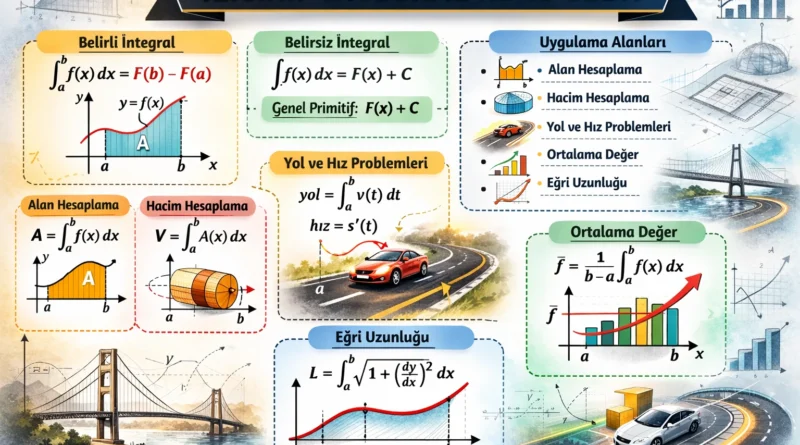 Belirli İntegral ve Uygulama Alanları