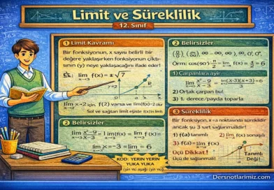 Limit ve Süreklilik Konu Anlatımı