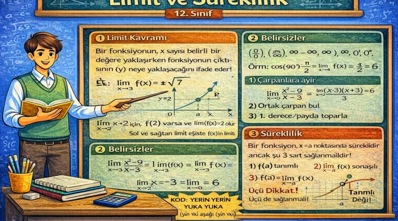 Limit ve Süreklilik Konu Anlatımı